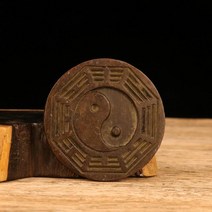 중국 풍수 보라색 구리 바구아 거울 벽걸이 장식품. 길조 공예, 한개옵션0