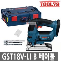 보쉬 GST18V-LI B 베어툴 18V 충전직소 컷팅 목재 철재, 1개
