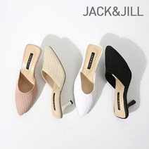 잭앤질 6cm 뾰족 니트 뮬 슬리퍼(JA0165)