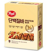 포스트 단백질바, 50g, 4개