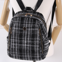 겨울 40대 50대 여성 미니 가벼운 트위드 백팩
