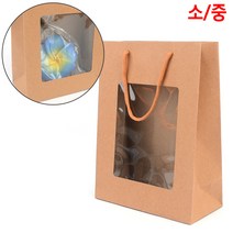 투명 창 선물봉투, 사이즈