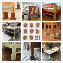 오목 원목 가구받침 고블록 범용 캐비닛 소파발 받침대 다리받침 고탁자 발증가 가구리폼-10519, 단일옵션, 13.가로 10cm홈 가로 2.8c