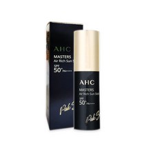 AHC 마스터즈 에어 리치 선스틱 10g 휴대하기 좋고 손으로 바르지 않아도 되며 24시간 피부 보습 강력한 워터프루프 롱래스트 지속력