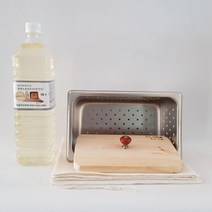 가정용 두부틀. 천연 간수1500ml+스텐레스두부틀(2모용)+보자기+주머니.두부만들기세트.s15-2, 두부틀, 높은형셋트