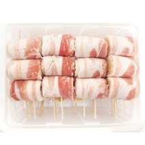 요리 간편식 삼겹 팽이 말이 50g x10입 안주 즉석 삼겹살/삼겹꼬치/꼬지/꼬치/분식재료간단한저녁메뉴/간편식/가정간편식/간편식품/즉석식품, 단일 수량