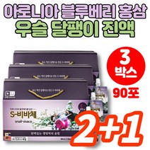 식용 달팽이 즙 진액 액기스 엑기스 아로니아 블루베리 홍삼 농축액 콘드로이친 우슬 오가피 당귀 백작약, 3박스