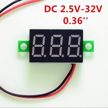분광계 광도계 적외선 DIY 레드 블루 디지털 LED 미니 디스플레이 모듈 DC2.5V-32V DC0-100V 전압계 전압 테스터 패널 미터 게이지 오토바이 자동차에 대 한, Blue LED DC100V, 05 Blue LED DC100V