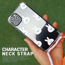 로윈 [국내제작] LG G7 G8 G6 벨벳 X6 Q7 Q51 Q61 귀여운 캐릭터 목걸이 핸드폰케이스 목걸이 줄 스트랩 케이스 도난방지 핸드메이드 케이스