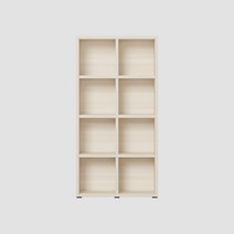 한샘 샘 책장 4단 80cm 시공(컬러 택1), 라이트메이플(B)