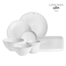 코스타노바화이트펄 면기 파스타 샐러드 소스볼 브레드 전자레인지 오븐용 수입명품 그릇 접시, 파스타접시(대)