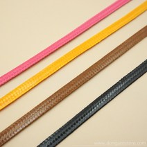 납작이 치즈끈 5mm(32컬러) 폴리끈 가죽느낌, 1야드(90cm), 36. 라이트퍼플