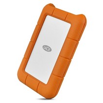 LaCie 러그 USB-C 5TB 외장 하드 드라이브 휴대용 HDD USB 3.0 Mac PC 컴퓨터 데스크톱 워크스테이션 노트북용 낙하 충격 먼지 비에 강한 셔틀 드라이브 (ST, Solid State Drive