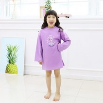 레노마 이너웨어 겨울왕국 여아 홀릭 통티셔츠VO 0A34W31357