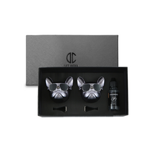 디씨네트워크 차량용 불독 방향제, 블랙체리, 무광실버 2p 세트