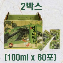 엄마애손 벌나무즙 진액 (100mlx60포)x2박스 국내산 추출액 100% (사은품 증정), 2개