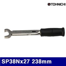 (반품불가)토니치 토크렌치(SP형)-작업용 SP38Nx27 238mm 8-38N·m 0.37㎏ (1EA)