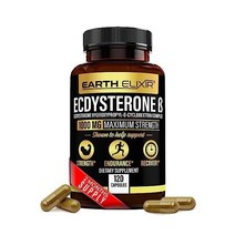 Earth Elixir 어스 엘릭서 엑디스테론 1000mg120캡슐 2개월 최대 순도 100% 하이드록시프로필β사이클로덱스트린 St~95% 베타 제로 필러