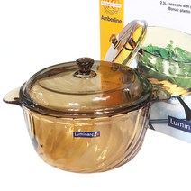 루미낙 트리아농 내열유리 냄비 양수 이유식, 2.3L