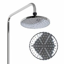 원형 샤워기헤드 실버 입식 상세참조 헤드 입식샤워헤드 샤워바, option__ 원형 샤워기헤드 실버 입식 상세참조