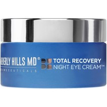 Estée Lauder Beverly Hills MD 토탈 리커버리 나이트 아이 크림 펩타이드 및 히알루론산 함유로 주름 다크서클 완화 눈 위와 아래 피부를 매끄럽게 하고 눈가를