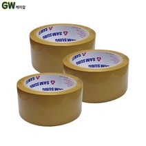 라바 박스테이프 삼성테이프 50m 3개, 라바 삼성테이프 50m 황색 3개