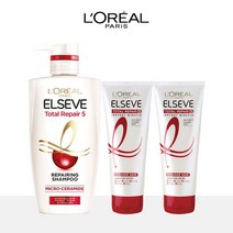 [로레알파리]토탈리페어 샴푸 450ml+미라클 헤어팩 170ml 2개 세트, 토탈리페어 샴푸+헤어팩 2개