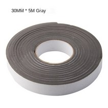 창틀바람막이 문고무패킹 자체 접착 형 도어 창 방풍 방음 스트립 도어 및 창 씰 스트립 도어 하단 창 간격 단열, 30mm 그레이, 5m