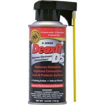 DeoxIT 접점개선재 클리너 D5S-6 Spray, 5온스(1팩), 1개