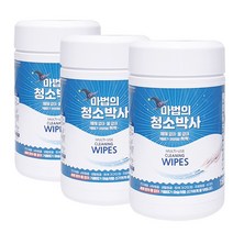 인터샵 청소용 물티슈 150매 3통, 450매