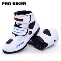바이크부츠 오토바이 신발 4계절용 오토바이헬멧 레이싱, A005 - 화이트