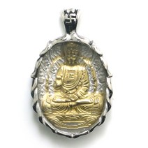 불교 부처님 스테인레스 스틸 쿨 부처 펜던트
