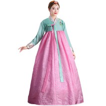 개량한복 한국 여혼례 궁중예복 한복 민족공연복 무용복 전통 조선무 공연복 개량