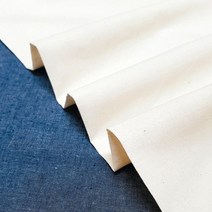 자수용 워싱 광목 원단 20수, 백아이보리