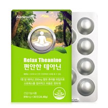 라이즈 편안한 RELAX 마그네슘 L 테아닌 30정 리소짐 엘테아닌 멘톨 함유 스트레스 긴장완화