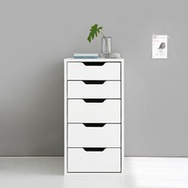마켓비 OLAF 서랍장 5단 KS1009STB, 화이트