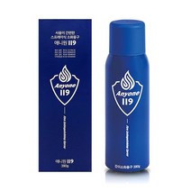 애니원119 스프레이 강화액소화기 소형 미니 간이 소화기 차량 가정 휴대 주방 캠핑 기름 식용유 k급 비교, 1개