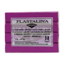 전문가용 유점토 Plastalina 453g Van Aken, 꽃분홍(Magenta)