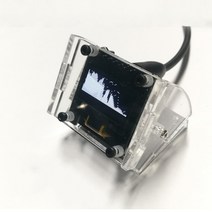 카오디오레벨미터 VU미니 0.96 인치 OLED 스테레오 음악 스펙트럼 디스플레이 분석기 앰프 오디오 레벨 표, 상자 포함