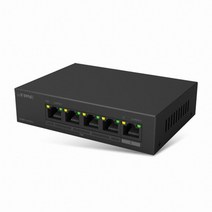 아이피타임 PoE405 POE LAN 4포트 FE 1포트 30W 60W 거리연장 250M 스위치 허브