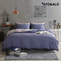 [아토앤알로] 퓨어 알러지케어 이불커버 Q, 색상:퓨어 이불커버-핑크Q