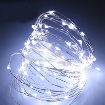 1M 구리 와이어 LED 스트링 라이트 휴일 조명 패어리 화환 크리스마스 웨딩 파티 장식, 09 보라색_02 10M