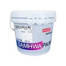 삼화페인트 슁글방수페인트 4kg, 진초록