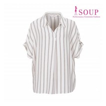 숲 브이넥 칼라 스트라이프 셔츠(SW6SS84)