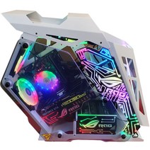 인싸컴 메탈유닛 LED 고사양 게임용pc 배틀그라운드 배그 오버워치 롤 배그컴퓨터, 04. LED공냉쿨러, 화이트