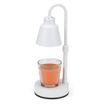 높이조절 캔들선물 조절 엔틱 캔들워머 항아리 양초 촛불 램프 왁스 워머 조정 가능한 열 및 높이 불꽃 없음 멜터 전구 2 개 포함 흰색 미국 플러그