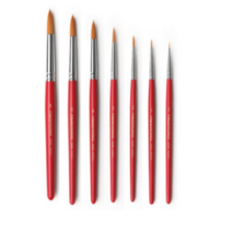 화홍 다용도 세필붓 7종 세트 320R, 0, 1, 2, 3, 4, 5, 6, 3세트