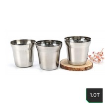 휴게소 식당 업소용 음수대 비치용 스텐 물컵 구내식당 깔끔한 음료컵