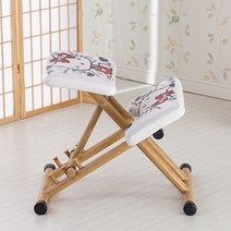 닐링체어 니체어 바른자세교정 허리디스크 의자 무릎 승마 의자 요추 전만 완화 거북목 척추 교정 요추 보호 사무 승마 자세, C