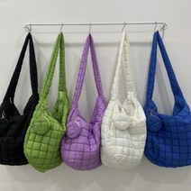 와플 파우치세트 데일리 보부상가방 패딩 퀼팅 숄더백 제니 구름백
